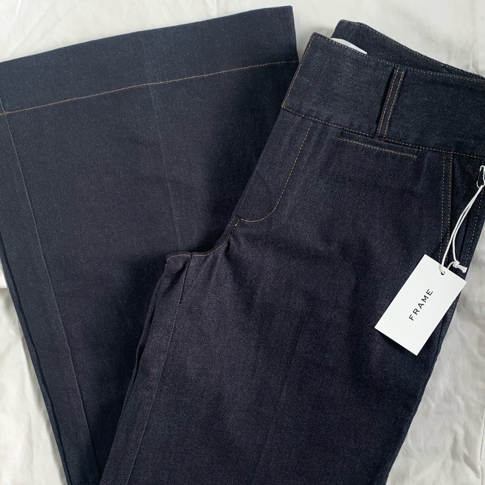 NEW Frame Denim Metropolitan Pant in Dark Indigo